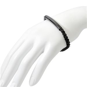 EMPORIO ARMANI（エンポリオアルマーニ） EGS2415001 ロゴ チェーン メンズ ブレスレット