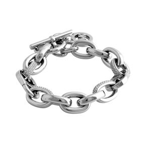 MICHAEL KORS（マイケルコース ） MKJ4906040 パヴェ MKロゴ タグチャーム チェーン ブレスレット Exclusives