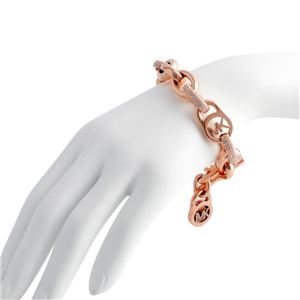 MICHAEL KORS（マイケルコース ） MKJ4907791 パヴェ MKロゴ タグチャーム チェーン ブレスレット Exclusives