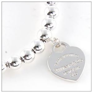 TIFFANY＆CO（ティファニー） RTT ミニ ハート タグ ビーズ ブレスレット ミディアム 26659604
