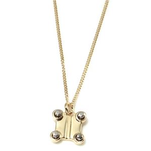 chloe(クロエ) アクセサリー ネックレス ゴールド/シルバー 2O0673CB7/90A