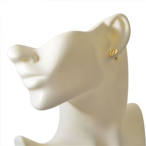 MARC JACOBS(マークジェイコブス ) M0011472-710 Gold クリスタル 「J」ロゴモチーフ ディスク スタッド ピアス Icon Crystal Studs