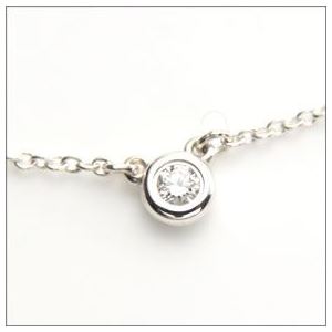 TIFFANY&CO(ティファニー) ダイヤモンド バイ ザ ヤード ネックレス ダイヤモンド 0.05ct 16in 24944395