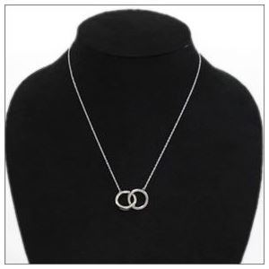 TIFFANY&CO(ティファニー) 1837 インターロッキング サークル ペンダント・ネックレス スモール 16in 22992139