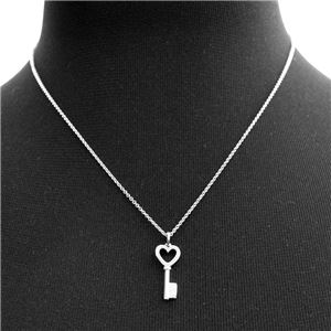 TIFFANY&CO(ティファニー) 35483853 T&CO. ハート キー ペンダント SS 鍵モチーフ ネックレス