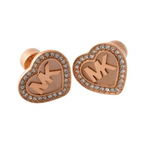 MICHAEL KORS(マイケルコース ) MKJ6261791 Fulton Heart パヴェ ハート MKロゴ スタッド ピアス