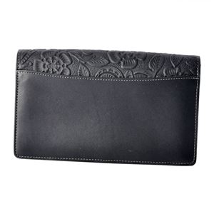 COACH(コーチ) 12057 Dk/Black(DKBLK) ティー ローズ ツーリング メタル スタッズ ツーリング ショルダーバッグ クラッチバッグ FOLDOVER CROSSBODY CLUTCH