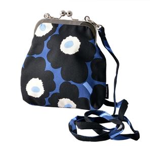 marimekko(マリメッコ ) 045120 595 コットンキャンバス がま口 ミニ ショルダーバッグ MINI-UNIKKO PIENI KUKKARO