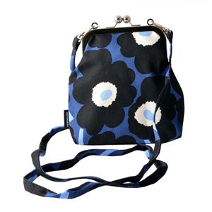 marimekko(マリメッコ ) 045120 595 コットンキャンバス がま口 ミニ ショルダーバッグ MINI-UNIKKO PIENI KUKKARO