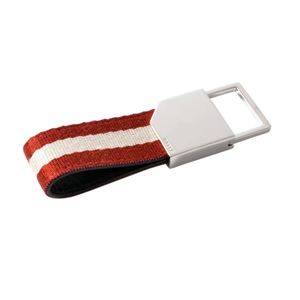 BALLY（バリー ） TANCY TSP 26 6206071 バリーストライプ キーリング キーホルダー