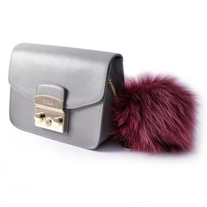 FURLA（フルラ） 904802 AMARENA RI89 PZ0 バッブル ファー キーリング バッグチャーム BUBBLE KEYRING PON PON MONOCOL