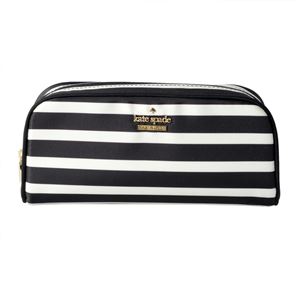 Kate Spade(ケイトスペード ) PWRU5119 071 ボーダー柄 コスメポーチ 小物入れ CLASSIC NYLON berrie