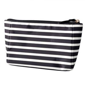 Kate Spade(ケイトスペード ) PWRU6041 071 ボーダー柄 リボンモチーフ トラベルポーチ 小物入れ HARING LANE BOW shiloh
