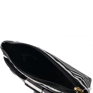 Kate Spade(ケイトスペード ) PWRU6041 071 ボーダー柄 リボンモチーフ トラベルポーチ 小物入れ HARING LANE BOW shiloh