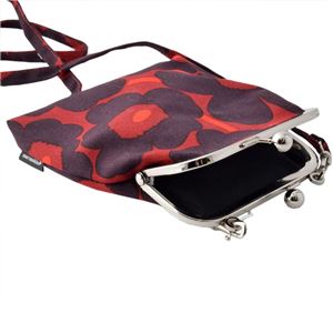 marimekko(マリメッコ ) 043846 342 コットンキャンバス がま口 ミニ ショルダーバッグ ROOSA MINI UNIKKO