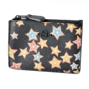 COACH（コーチ） 13678 Mw／Black Multi（MWBLC） スターライト プリント パスケース 小銭入れ・キーリング付 マルチケース STAR RIGHT PRINT MINI SKINNY ID CASE