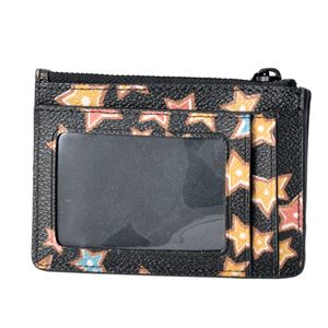 COACH（コーチ） 13678 Mw／Black Multi（MWBLC） スターライト プリント パスケース 小銭入れ・キーリング付 マルチケース STAR RIGHT PRINT MINI SKINNY ID CASE