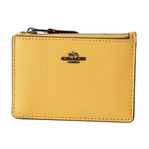 COACH（コーチ） 57841 Dk／Yellow Gold（DKEBV） パスケース 小銭入れ・キーリング付 マルチケース MINI SKINNY ID CASE