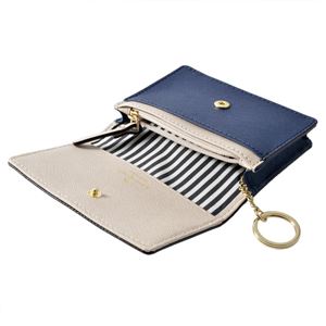 Kate Spade（ケイトスペード ） PWRU5096 405 バイカラー キーリング付 マルチケース 小銭・定期・カード入れ CAMERON STREET beca