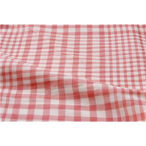 布団カバー 洗える チェック柄 『サプリ 枕カバー』 ピンク 約43×63cm 