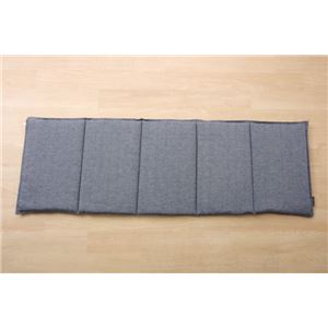 クッション 椅子用 フリーシート 綿100％ 無地 シンプル 『ルージュ』 ネイビー 約43&times;130cm