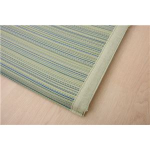 い草マット マット ごろ寝マット コンパクト 四つ折り 『エブリ 四折マット』 グリーン 約70&times;150cm(中：ウレタン30mm)
