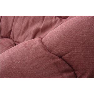 こたつ布団 正方形 掛け単品 デニム 『先染めデニムIT』 レッド 約205&times;205cm(厚掛けタイプ)