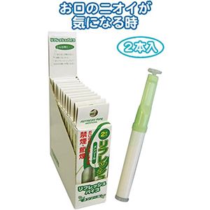 禁煙パイプ 増量リフレッシュパイプ2本入（メンソール） 【12個セット】 29-312