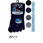 紳士綿混5本指Wサポートソックス大寸46231 【10個セット】 45-460の詳細ページへ