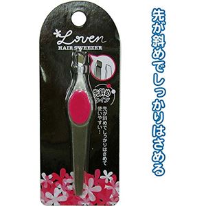 Loven 毛抜き（先斜めタイプ） 【12個セット】 18-842