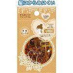 からみにくい！アレンジゴム（茶系ミックス）100本入 【12個セット】 18-903の詳細ページへ