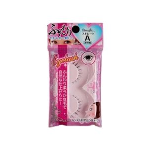 やわらかるいまつげ（ストレートA・透明軸） 【12個セット】 18-918