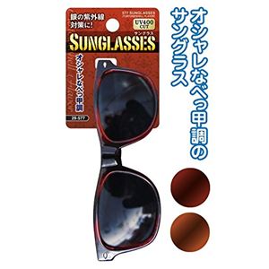 べっ甲調サングラス 【12個セット】 29-577