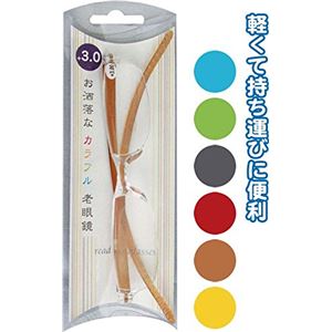 お洒落なカラフル老眼鏡（+3.0） 【12個セット】 38-718