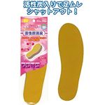 活性炭消臭！ソフトクッションメッシュインソール女性用 【12個セット】 40-644の詳細ページへ