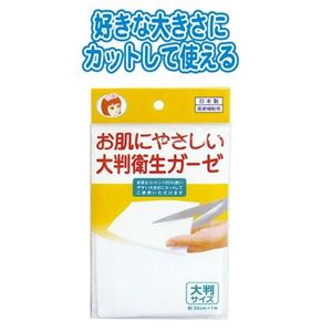 お肌にやさしい大判衛生ガーゼ 【12個セット】 41-136