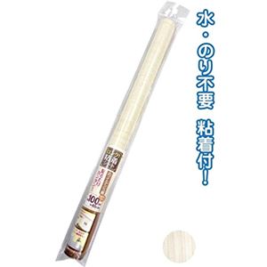 ロングデコレーション粘着シート45&times;100cmホワイトアッシュ調 【12個セット】 38-851