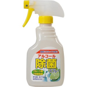キッチンクラブアルコール除菌スプレー本体400ml 46-234 【120個セット】