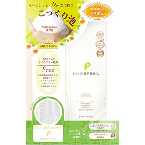 PUREFEELこっくり泡洗顔料100g 46-256 【240個セット】
