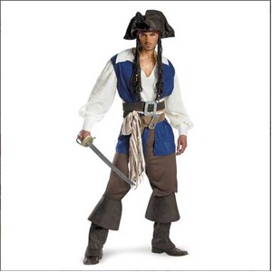 ディズニー DISNEY パイレーツ・オブ・カリビアン ジャック・スパロウ コスチューム 大人男性用 5035T
