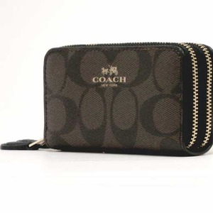 COACH �R�[�` �A�E�g���b�g �V�O�l�`���[ PVC �X���[�� �_�u�� �W�b�v �R�C���p�[�X / �R�C���P�[�X�iF63975IMAA8�j