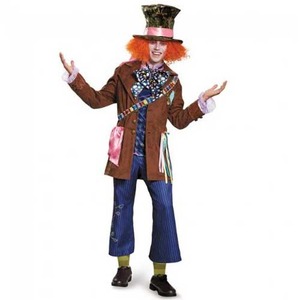 DISNEY アリス・イン・ワンダーランド マッドハッター デラックス コスチューム 大人男性用 10198D ハロウィン 