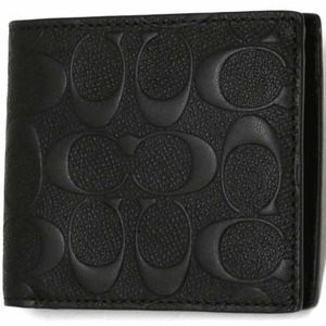 COACH �A�E�g���b�g �f�{�X�h �V�O�l�`���[ �N���X�O���[�� ���U�[ �R�C�� �E�H���b�g / ��܂���z F75363 BLK 