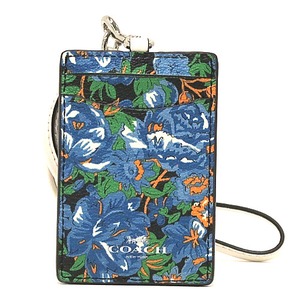 COACH �A�E�g���b�g ���[�Y ���h�E �t���[���� �v�����g �������[�h ID�P�[�X / �J�[�h�P�[�X F57990 SVBLM