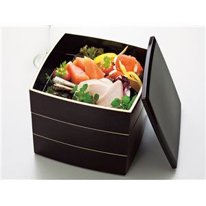 KT2035 溜渕金5.0胴張三段重 【Kaze-ya style・北市漆器店 】