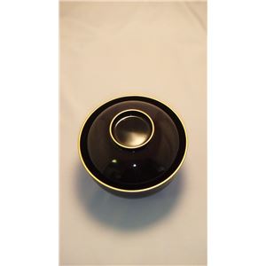 KT2037 溜渕金雑煮椀揃（5） 【Kaze-ya style・北市漆器店 】
