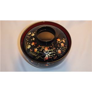 KT2066 香琳4.0雑煮椀揃（黒） 【Kaze-ya style・北市漆器店 】