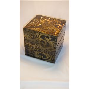 KT2088 梨地香琳6.5三段重 【Kaze-ya style・北市漆器店 】