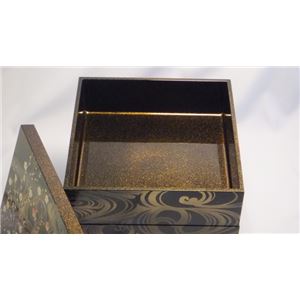 KT2088 梨地香琳6.5三段重 【Kaze-ya style・北市漆器店 】
