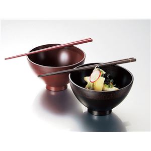 KZ2298 布目ペアお茶漬椀セット（箸付）（風呂敷包） 【Kaze-ya style・北市漆器店 】